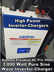 High power inverter-chargers from Xantrex and Victron Energy