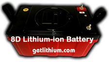 lightweight, powerful lithium-ion batteries last up to 20 years!