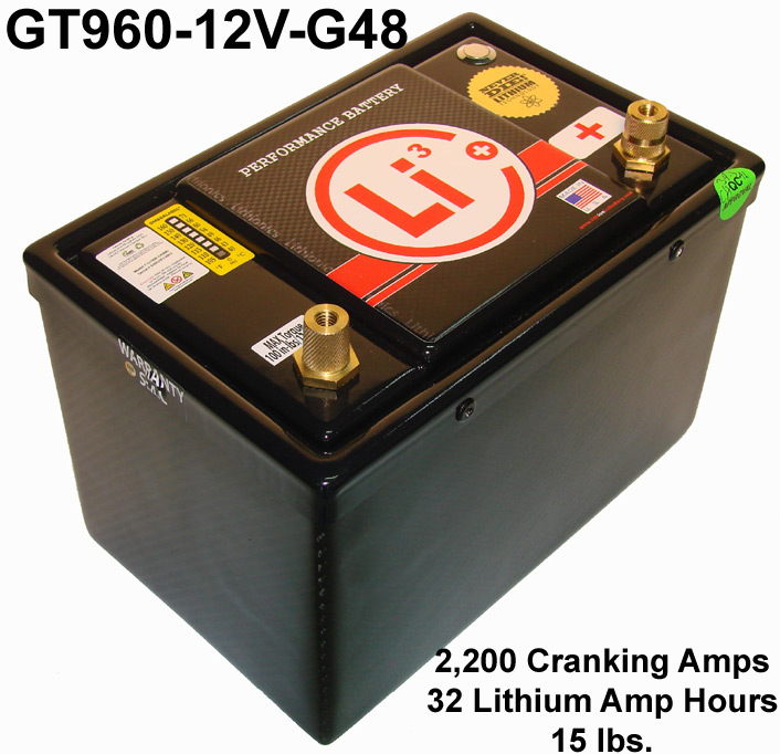 high performance Lithionics Battery lithium-ion battery